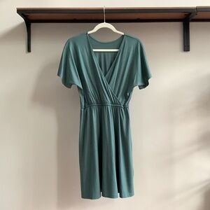 Wool& Brooklyn Dress Short Sleeves Spruce Green Size XS New and Unworn